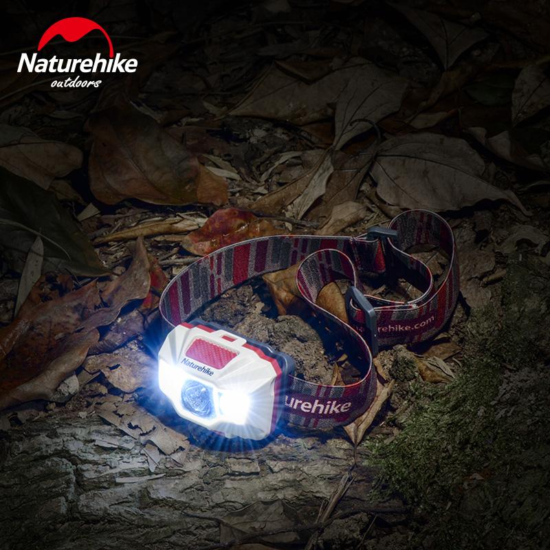 Naturehike Ultralight Waterproof USB Charge LED Headlamp 4 Modes Headlight - Korvel