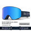 Cover Ski Glasses Winter Outdoor Sports Goggles Double Layer Anti Fog Single Double Plate Snow Goggles - Korvel
