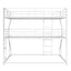 Lit superposé triple : Full XL, Twin XL et Queen Size - Blanc