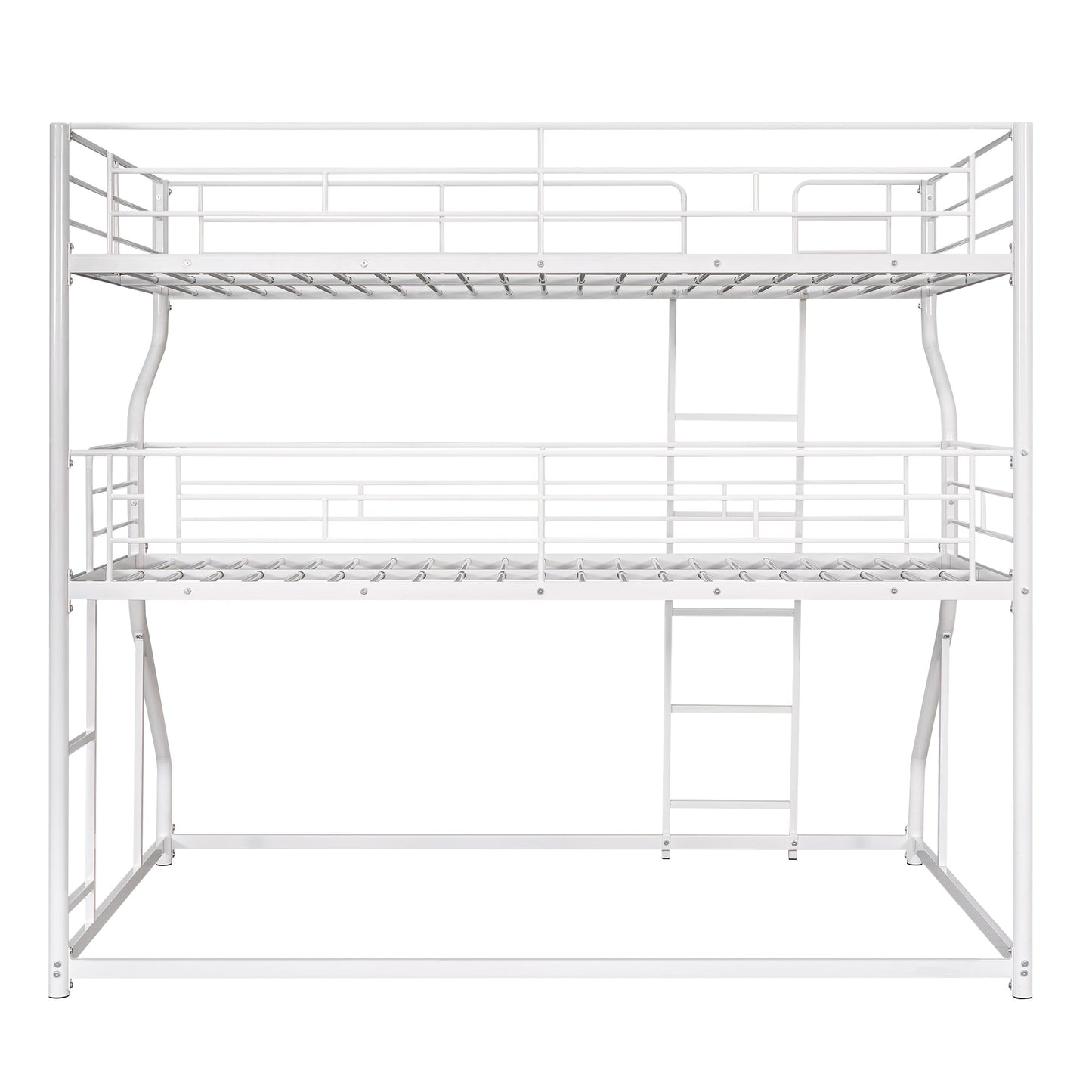 Lit superposé triple : Full XL, Twin XL et Queen Size - Blanc