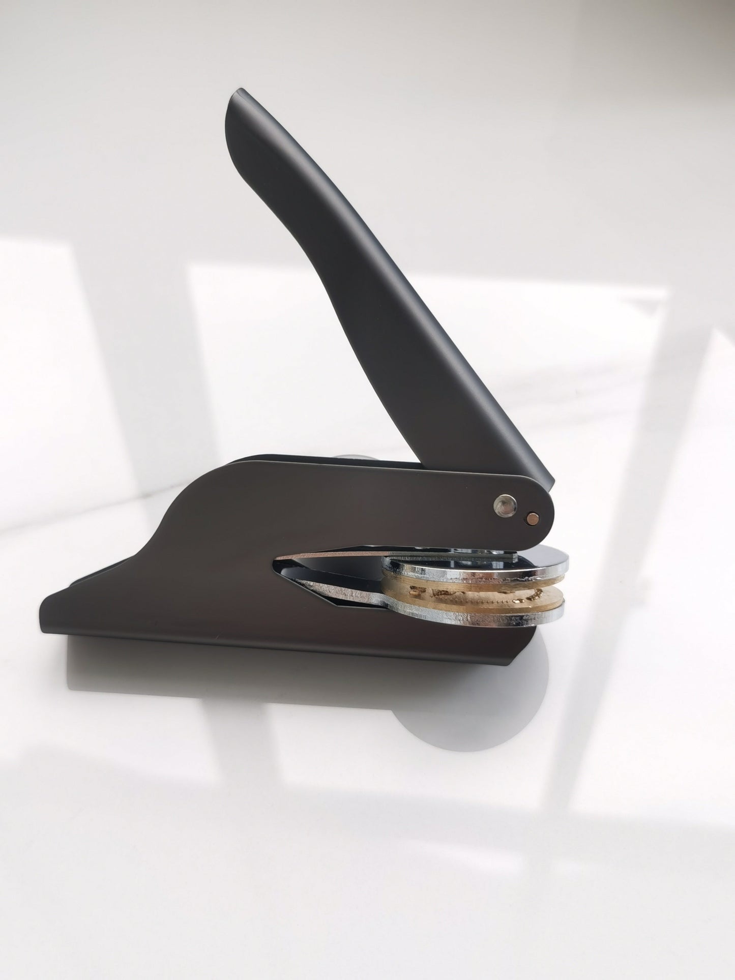 Handheld pliers with engraved steel stamp pattern logo embossed steel stamp embossing seal carving DIY - Korvel