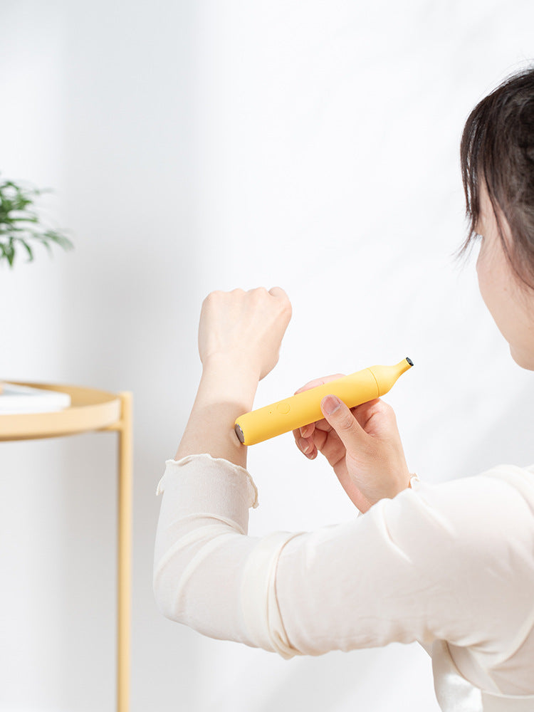 Banana Anti-Itch Stick Portable Anti-Itch Pen Adult Children Mosquito Bites Physical Pulse Quick-Acting Soothing Anti-Itch Device - Korvel