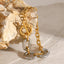 18K Gold-Plated Stainless Steel Chain Bracelet - Korvel