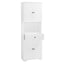 Elegant Tall Bathroom Cabinet with Ample Storage Space