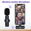Buttonhole Lavalier Wireless Lapel Microphone Bluetooth Mini Mic For Phone PC Cell Mobile Small Micro Tiny Tie Mike Mikrofon USB - Korvel