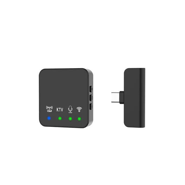 Wireless lavalier microphone, microphone clip, internet celebrity live streaming equipment, short video noise reduction recording, Bluetooth microphone - Korvel