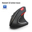 New Wireless Mouse 2.4G Vertical Health Mouse External Battery 6D Design Computer Office - Korvel