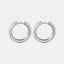 18K Gold-Plated Huggie Earrings - Korvel