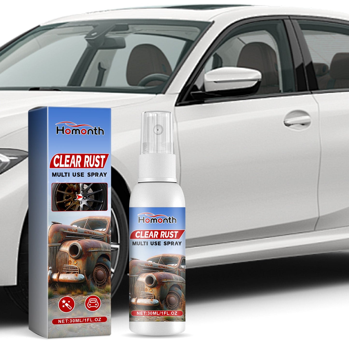 Spray Multiusos Clear Rust para Mantenimiento de Vehículos