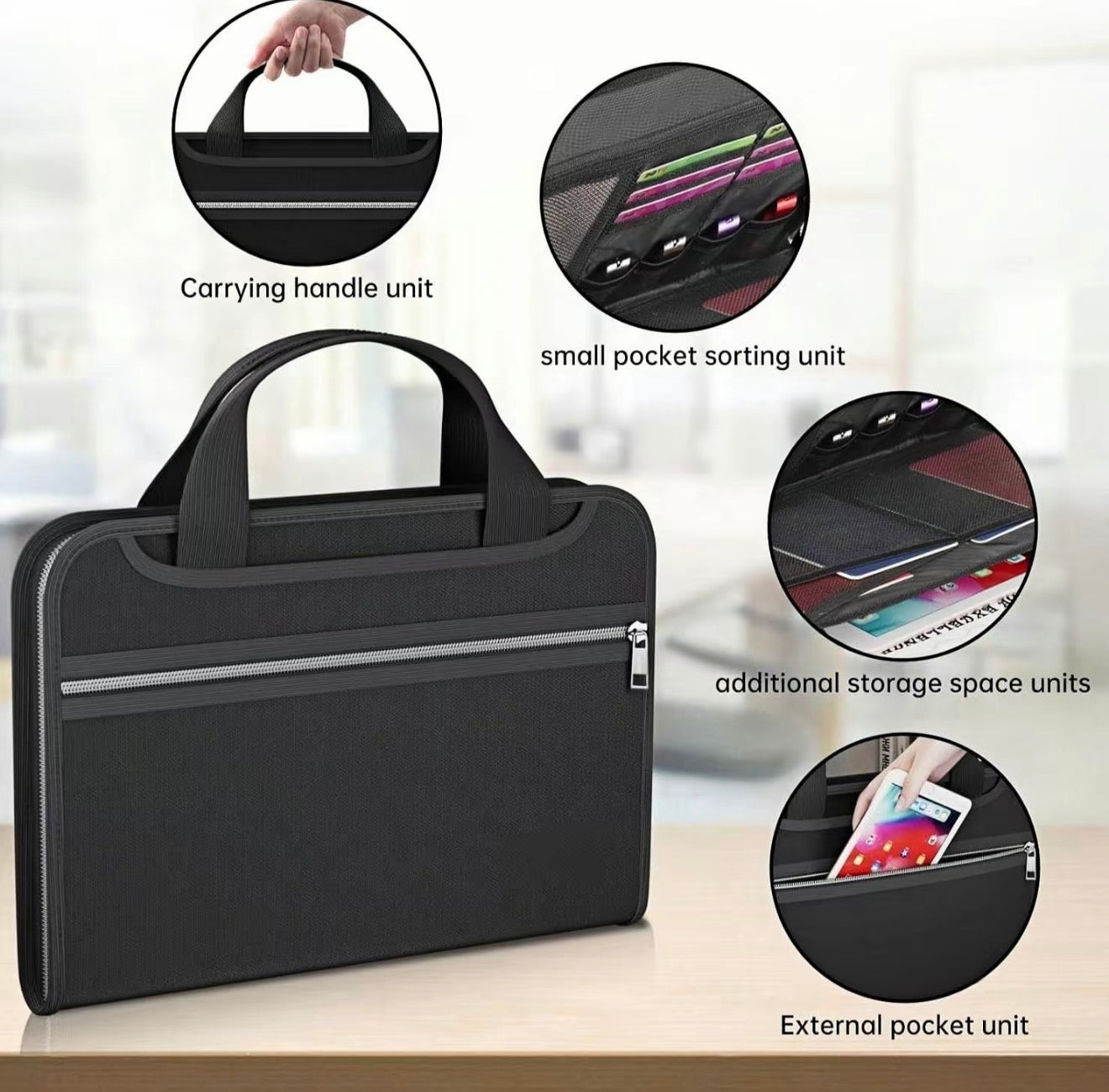 Bolsa de Documentos FireSafe - Organizador Premium Resistente al Fuego