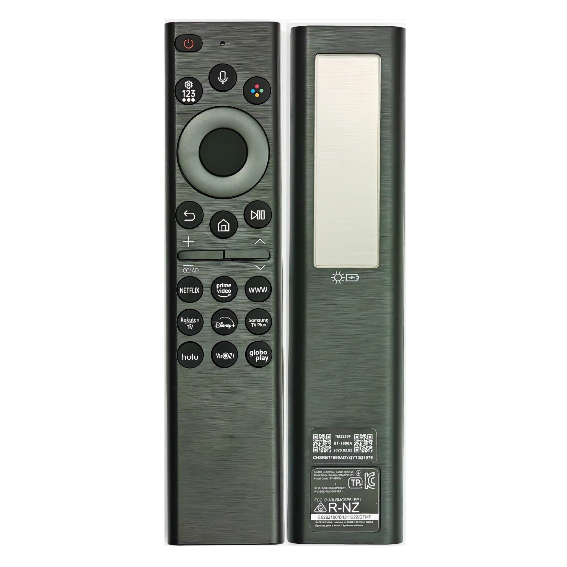 Samsung Solar Bluetooth Voice TV Remote Control BN59-01385A Upgraded Premium Version - Korvel
