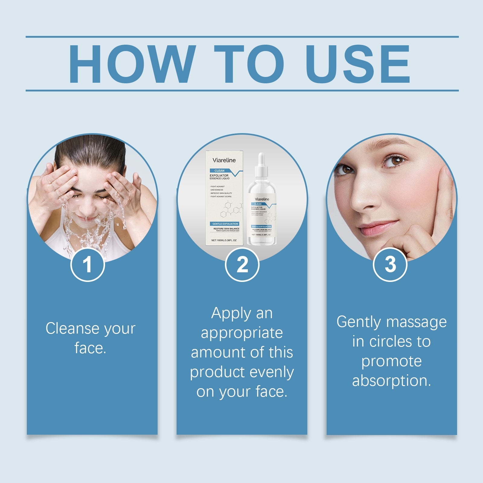 Exfoliating And Soothing Essence Delicate Skin Essence For Soft, Smooth And Radiant Natural Radiance - Korvel