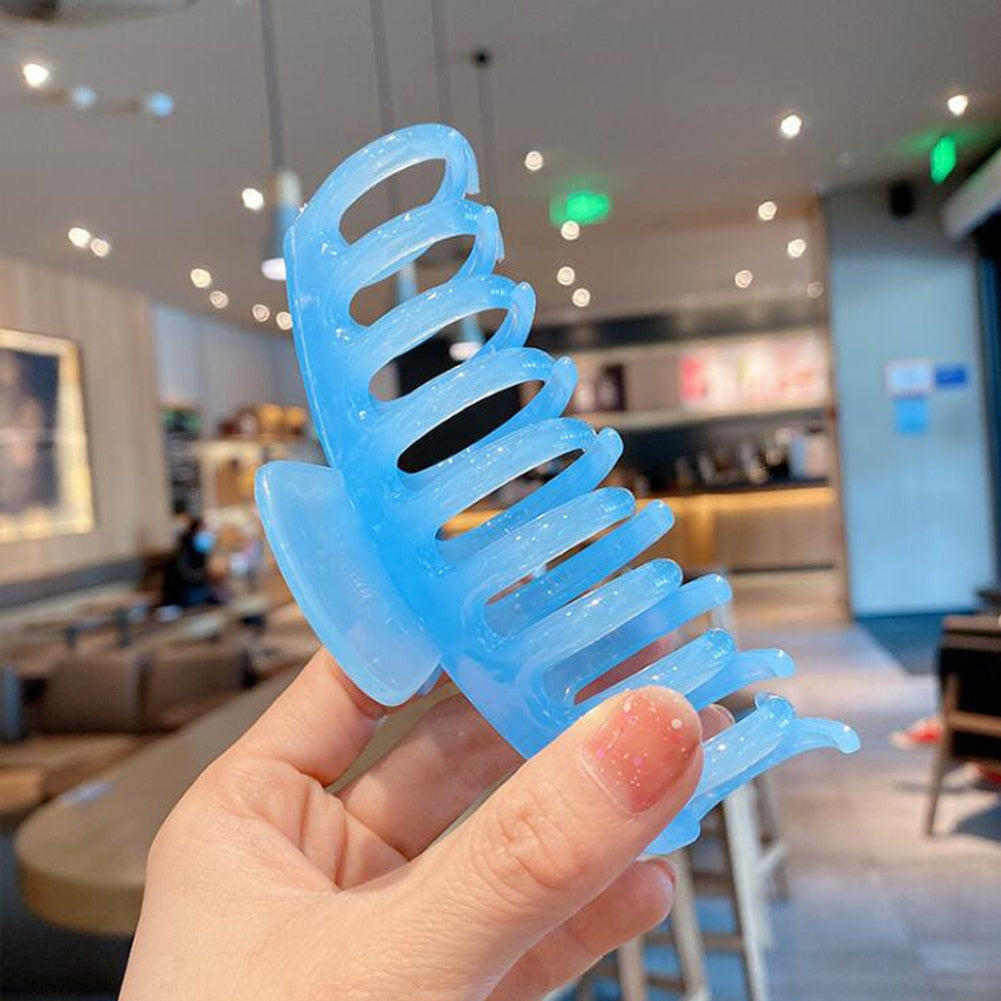 Elegant Korean Large Acrylic Hair Claw for Women