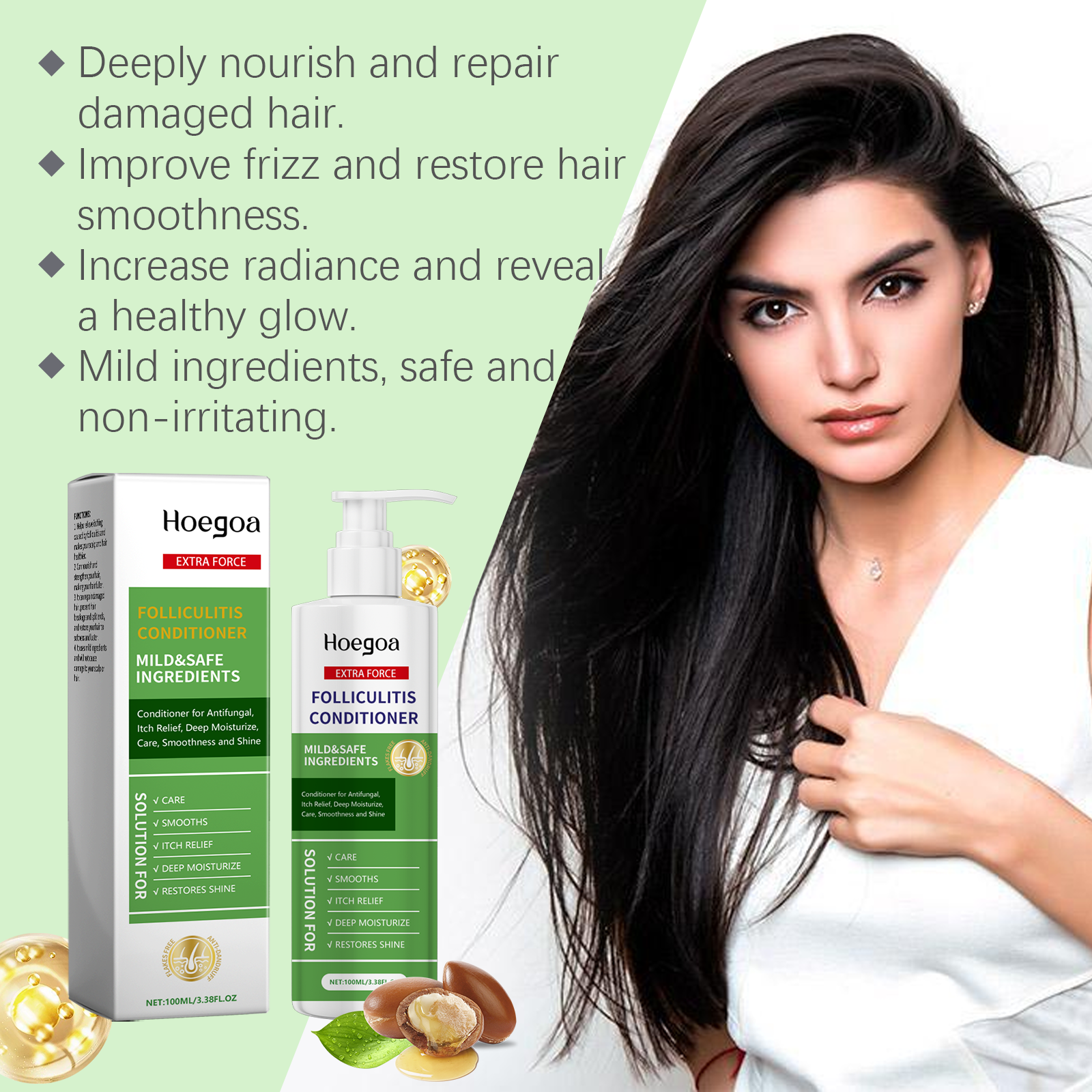 Hair Care Conditioner Scalp Root Care Care Nourishes Hair Follicles Hair Shine Conditioner - Korvel