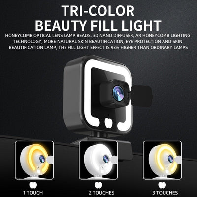 4k beauty autofocus 1080p computer camera high-definition network USB live streaming webcam2k - Korvel