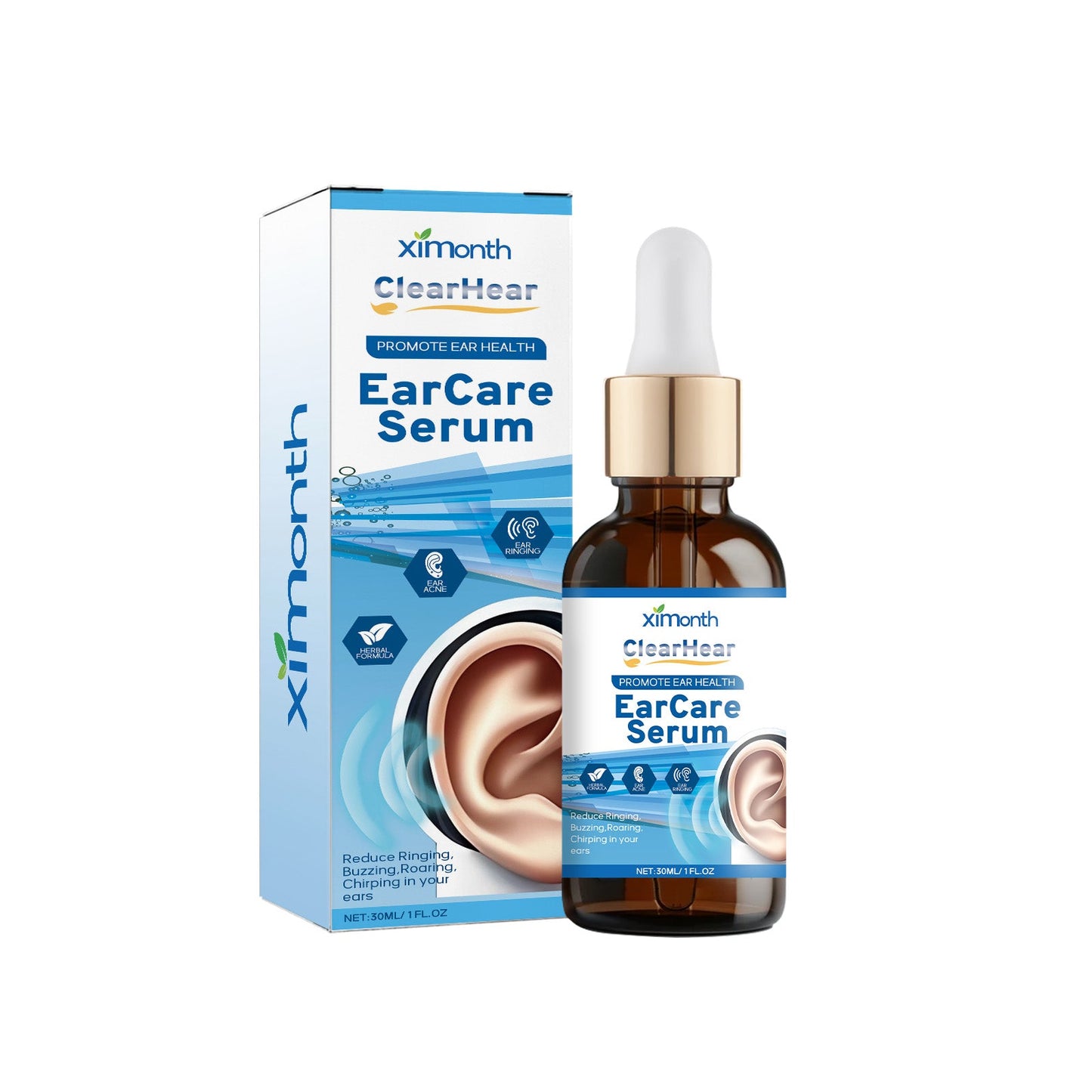 Solution de soins des oreilles premium pour le confort et la clarté