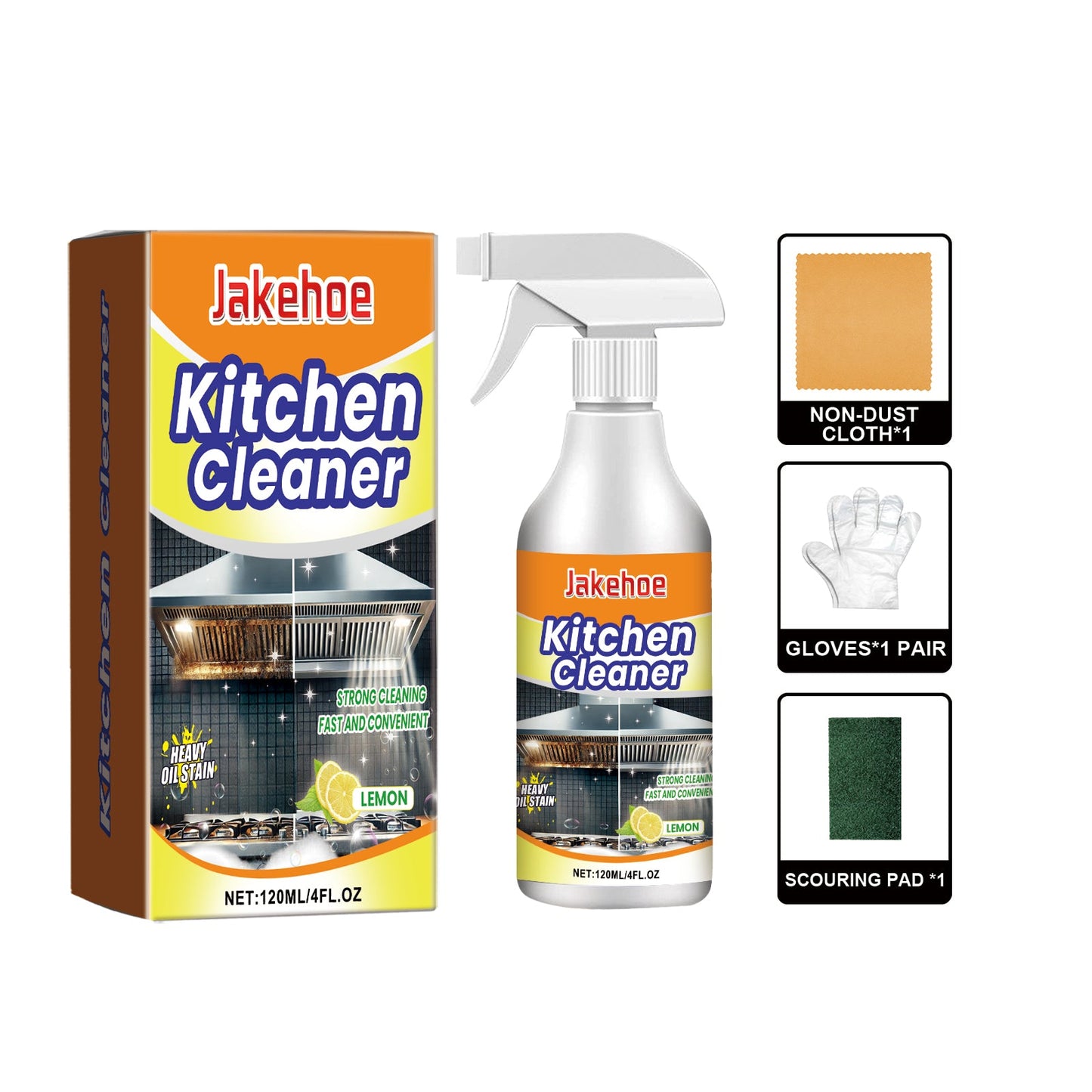 Grease Cleaner Kitchen Range Hood Cooktop Wash Basin Grease Dirt Grease Remover - Korvel