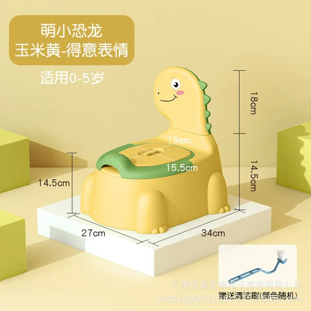 Baby Potty Toilet Training Seat Cartoon Dinosaur Thickening Children's Special Potty Baby Urinals Boys Girls Toilet Supplies - Korvel