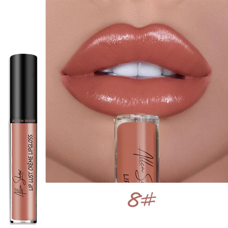 Lipstick Lip Glaze Allen shaw Creme Cream Lipstick - Korvel