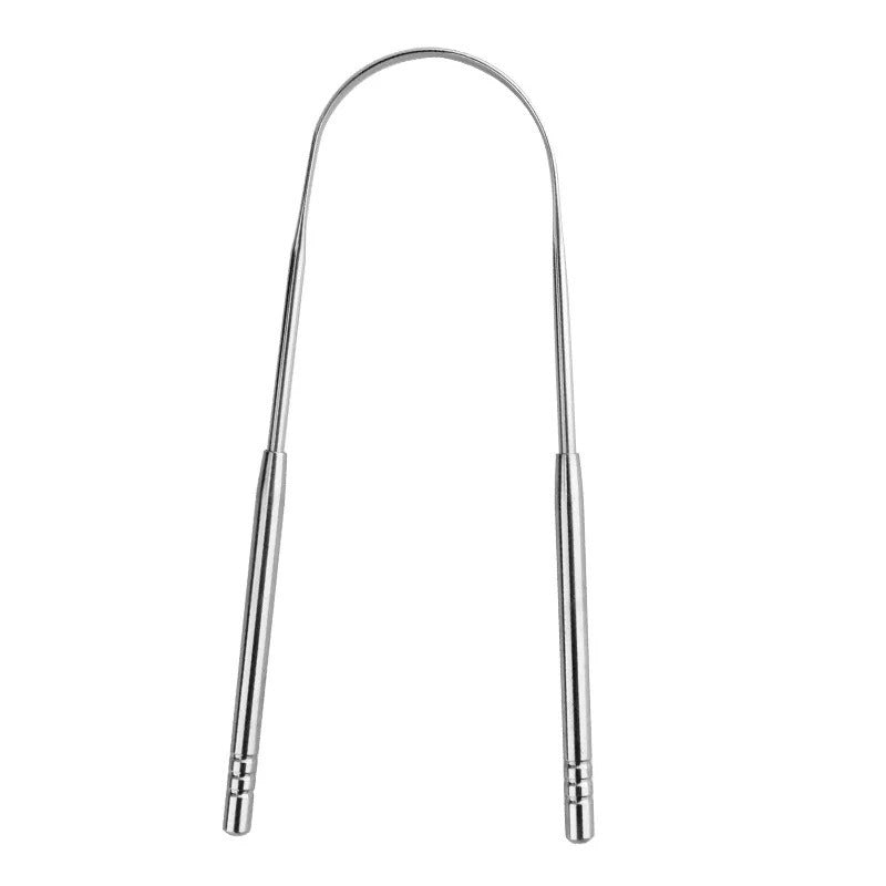 Stainless steel 304 tongue scraper, tongue coating cleaner, tongue scraper, tongue coating brush, oral care tool - Korvel