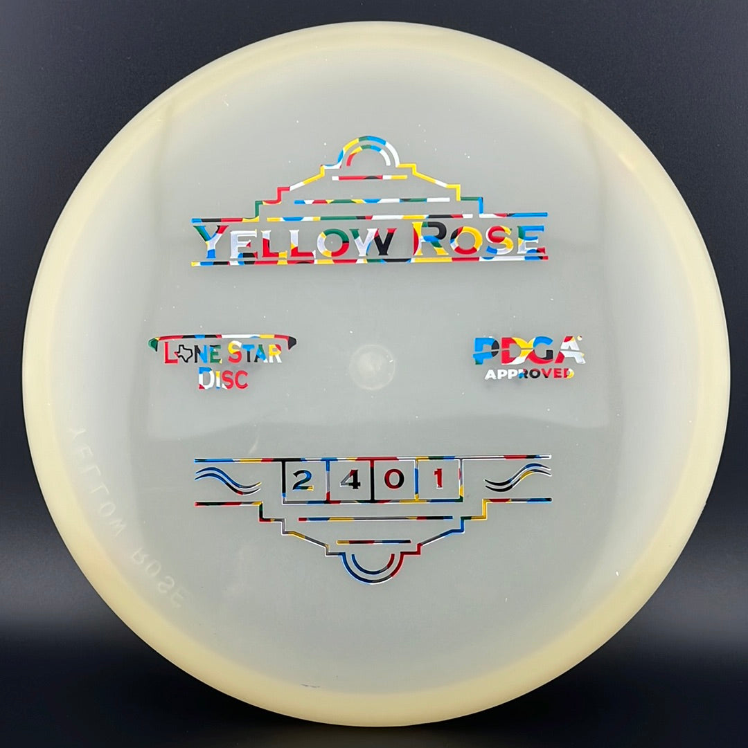 Bravo Glow Rose Jaune - Putter Disc Golf Première Édition