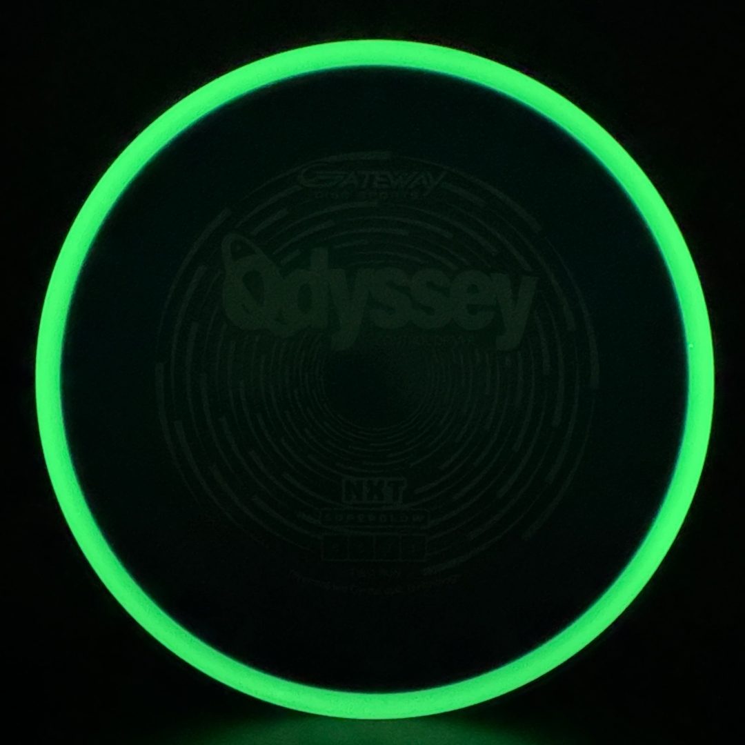 NXT Superglow Odyssey - First Run - Glow Rim Disc Golf Disc