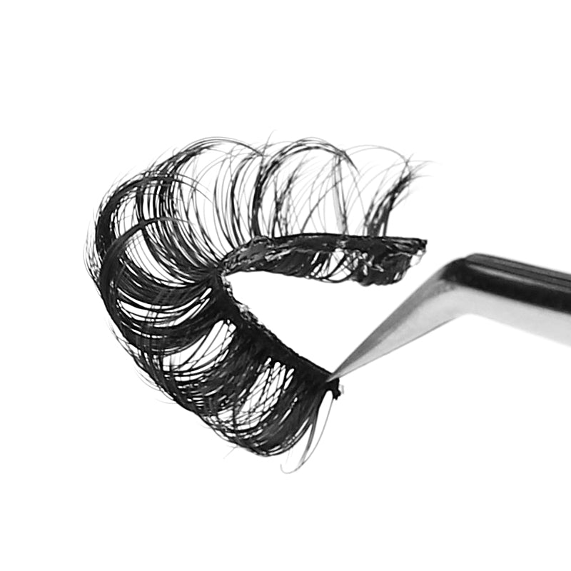 New Russian Volume False Eyelashes DD Curved Thick Eyelashes Ten Pairs Of Chemical Fiber Natural Charm Eyelashes - Korvel