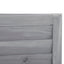 Wooden Garden Shed 3-tier Patio Storage Cabinet Outdoor Organizer Wooden Lockers with Fir Wood (Gray Wood Color -Shutter Design) - Korvel