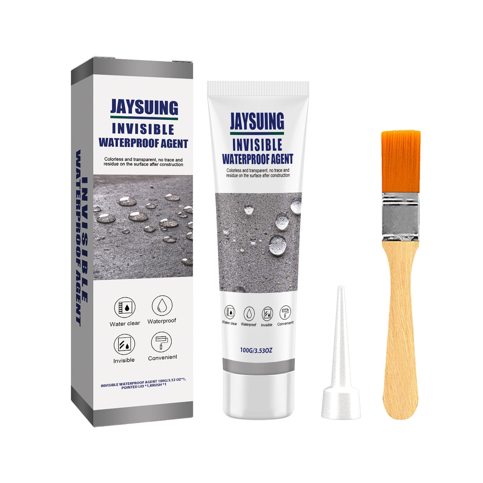 Invisible Waterproof Agent, Toilet Kitchen Waterproof Paint Exterior Wall Balcony Roof Tile Leak Repair Glue - Korvel