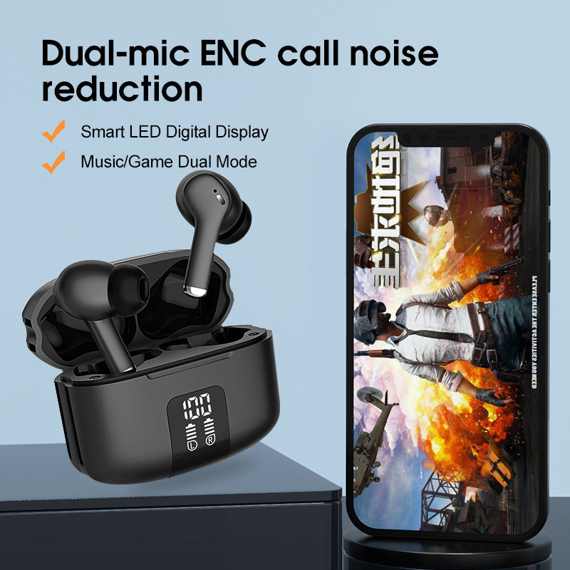 M48Pro Wireless Bluetooth Headset with ENC Noise Reduction