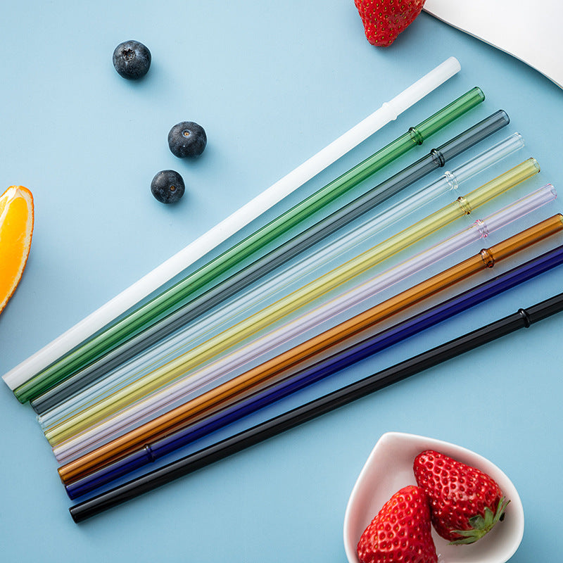 Eco-Friendly High Borosilicate Glass Straw - Customizable & Durable