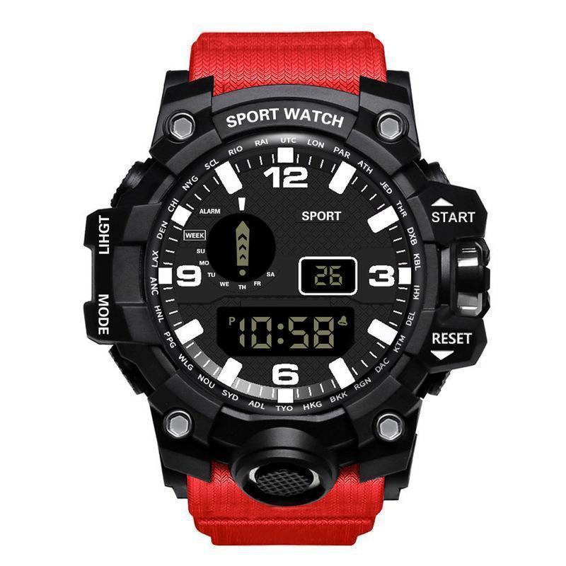 Multi functional outdoor men's electronic watch for male and female students running sports watch - Korvel