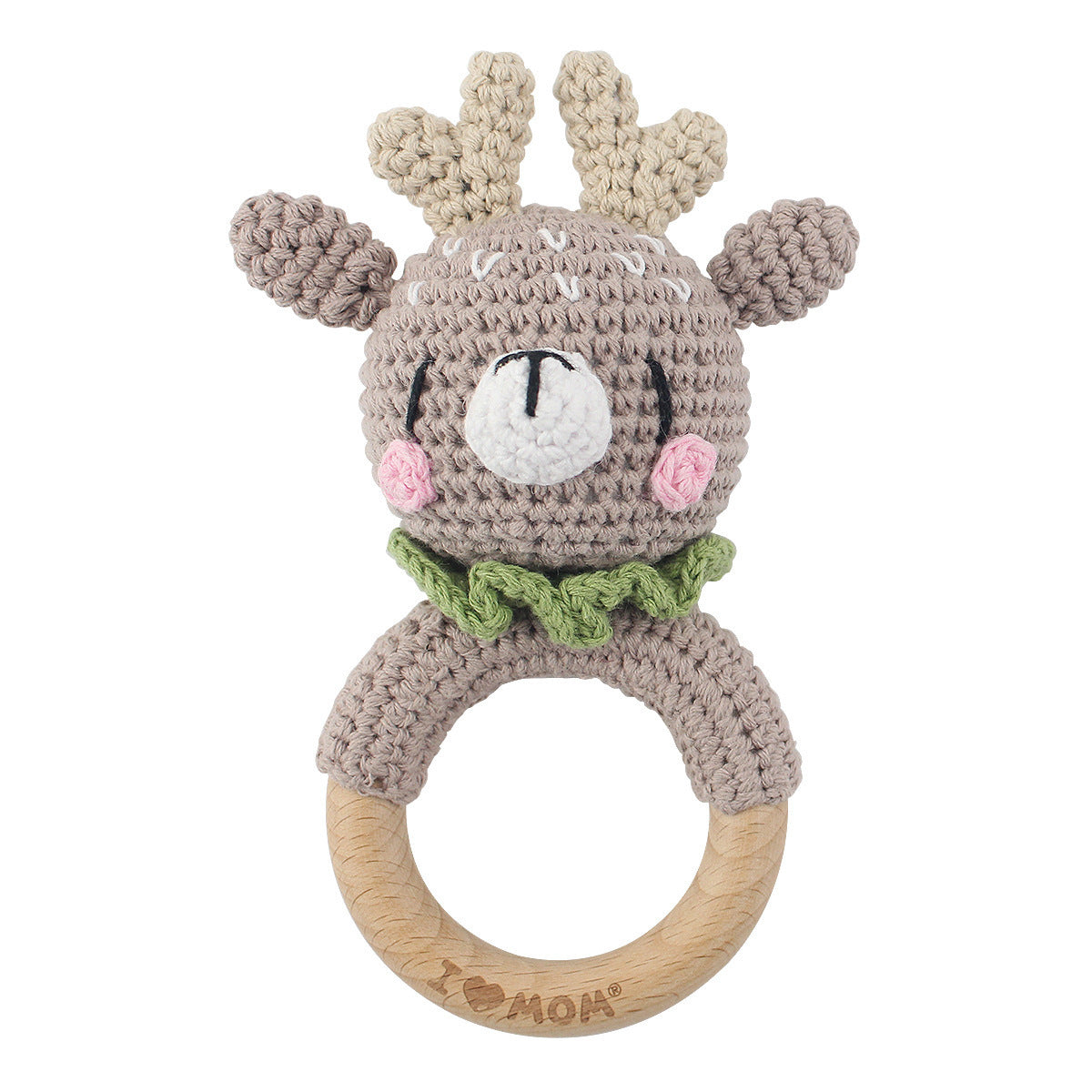Carving Name Baby Soothing Bell Newborn Gift Bath Gift Knitted Cartoon Doll - Korvel