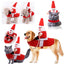 Fashion Designer Large And Medium Santa Dog Christmas Costumes Riding Clothes Transformed Into Santa Claus Clothes - Korvel
