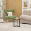 19.68''H Round Accent End Table with Sturdy Metal Frame