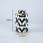 Geometric Black and White Striped Storage Jar Household Ceramic Candy Sealed Jar Vase Sundries Container Home Decoration - Korvel