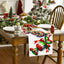 Christmas candy printed table flag new Christmas table decoration tablecloth mat holiday party tablecloth - Korvel
