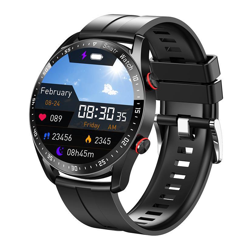 HW20 Smart Watch ECG+PPG Business Stainless Steel Strap 1.46 Large Screen Bluetooth Call Smart Watch - Korvel