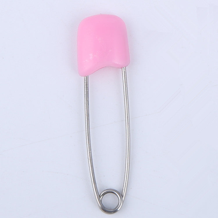 Baby Child Safety Pins Smiley Pins Plastic Safety Pins Medium Size About 40 Large Size About 55 mm - Korvel