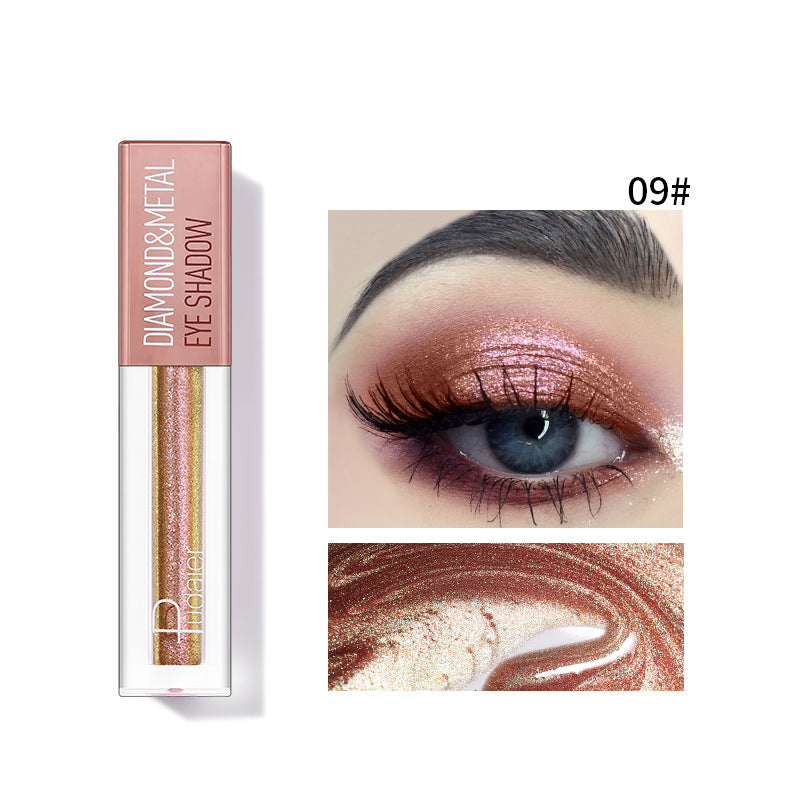 Pudaier Star Diamond Liquid Eye Shadow - Fini Métallique Sirène