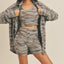Cardigan Three-Piece Activewear Set