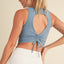 Corset-Inspired Cropped Tank Top