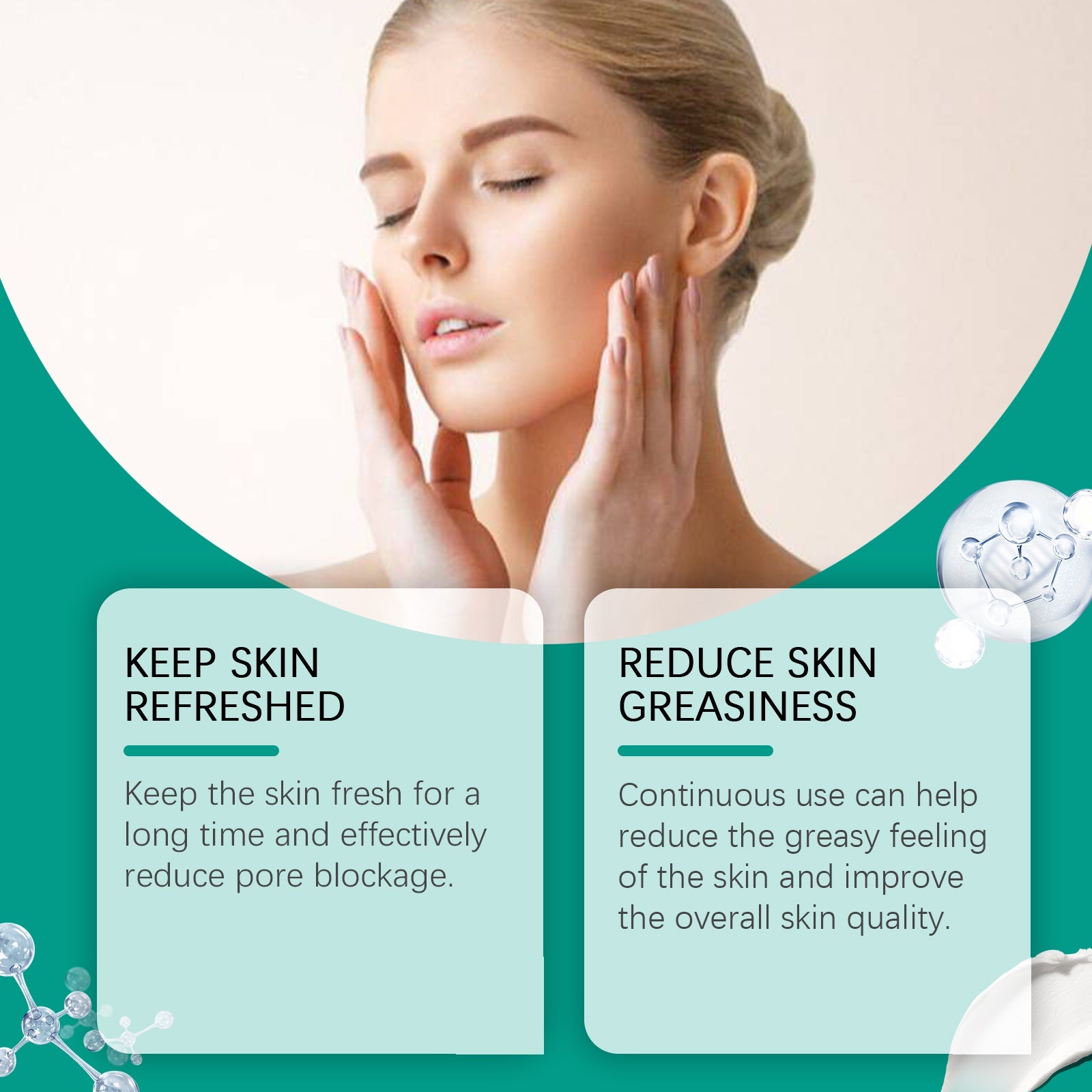 Salicylic Acid Anti-Acne Cleanser, Moisturizing Oil Control, Cleaning And Soothing Skin - Korvel