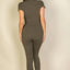 Short Sleeve Round Neck T-Shirt in Olive