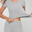 Seamless Short Sleeve Crop Tee