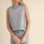 Mineral Wash Sleeveless Top
