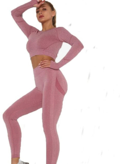 Seamless Top Leggings Set