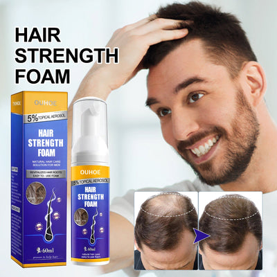 Men's Dense Hair Foam Mousse, Clean Repair Hair Root, Dense And Moisturizing Hair Mousse - Korvel
