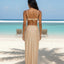 Ensemble de bikini maxi luxe beige en 3 pièces avec accents d'étoile de mer