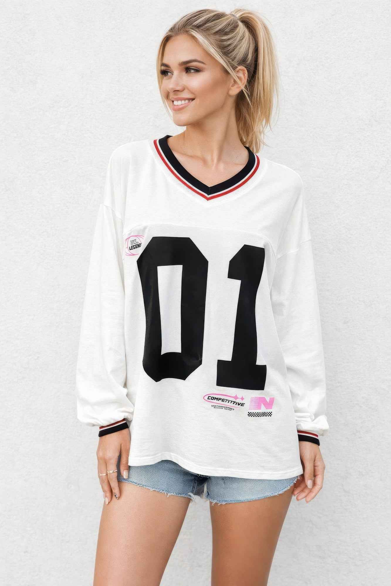 T-shirt graphique Varsity 01